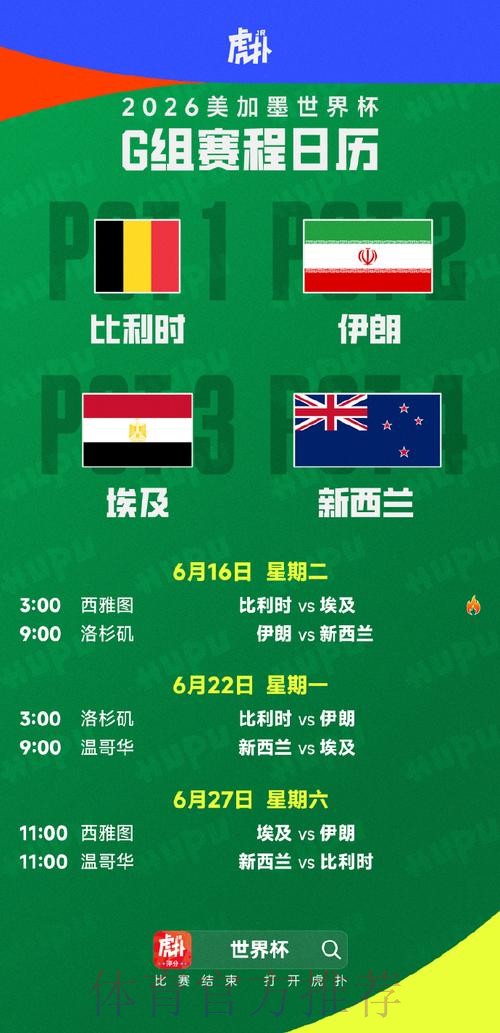 2026美加墨世界杯小组赛赛程在哪里看